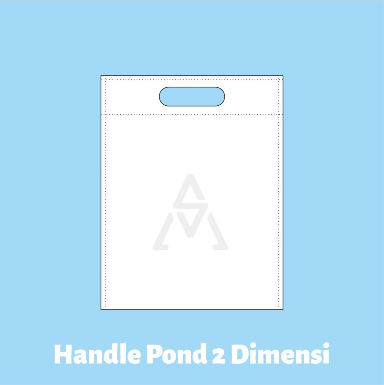 Handle pond 2 dimensi